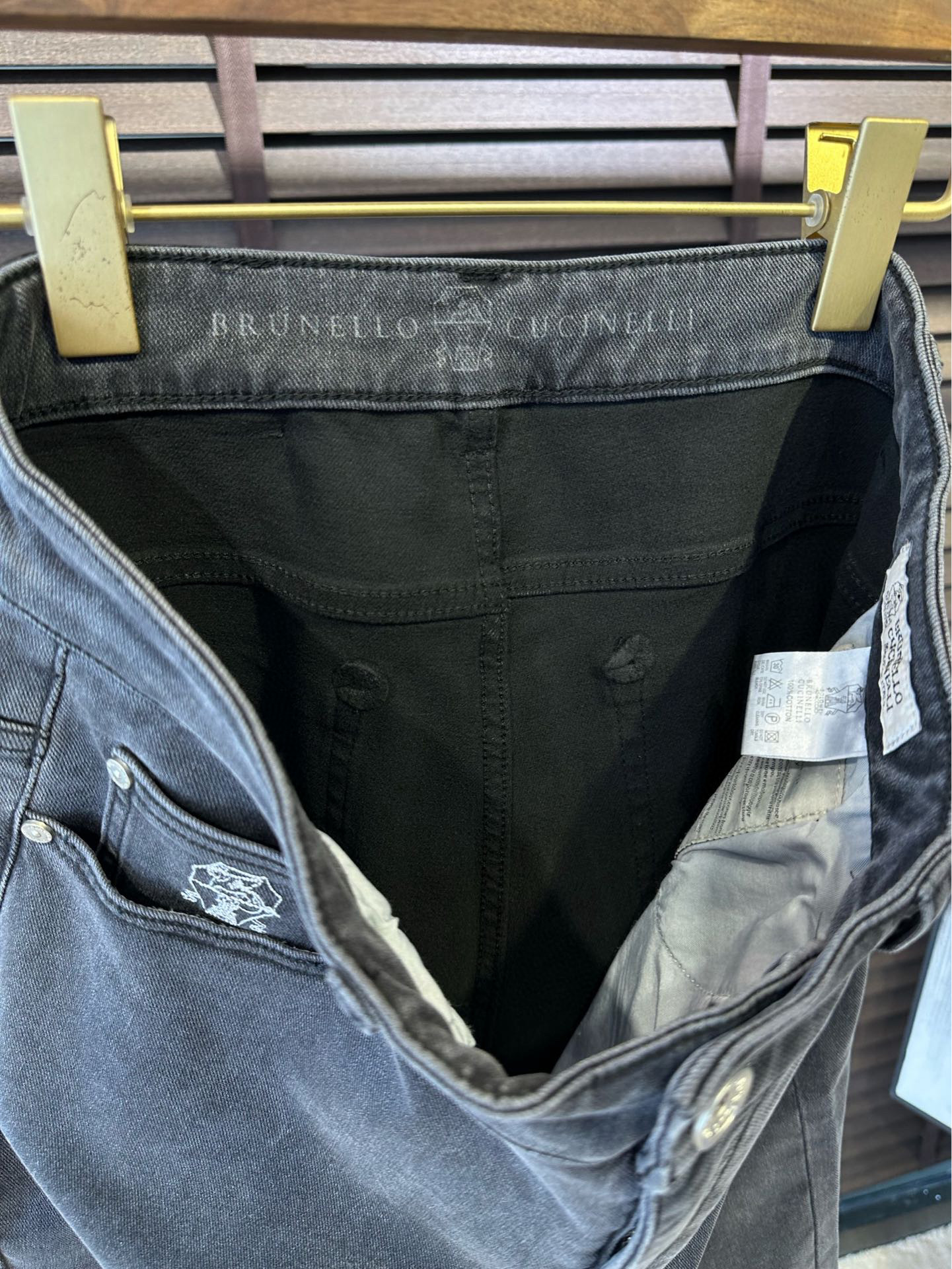 抗シワビジネスカジュアル秋冬グレーウォッシュストレートレッグジーンズユースミッドウエストロングパンツ Tidy ビジネスジーンズ