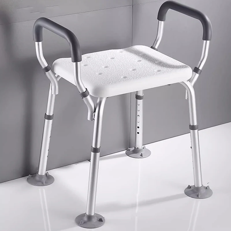Silla para personas mayores, sillas para personas mayores, dispositivos de asistencia con altura ajustable, sillas para personas mayores, asiento de ducha, Krzesło Prysznicowe, muebles para personas mayores