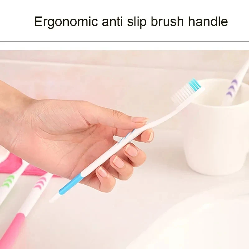 10 個ダブル超ソフト歯ブラシ、竹炭 NanoToothbrushes、歯科用パーソナル歯ブラシサポート大人の歯ブラシ