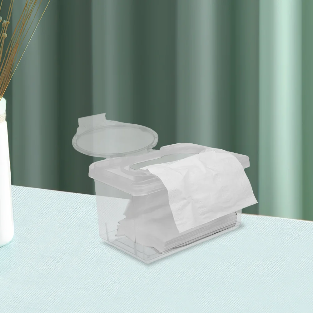 2 pçs caso toalhetes do bebê dispensador de toalhetes reutilizáveis com anel de silicone selado recipiente de toalhetes de retenção de umidade para o berçário do banheiro