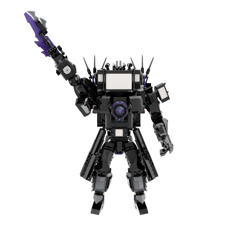 835 ピース/セット Skibidi トイレジャイアントバージョンアップグレードタイタンテレビマンビルディングブロック DIY 組み立てレンガのおもちゃ男の子のためのクリスマスギフト