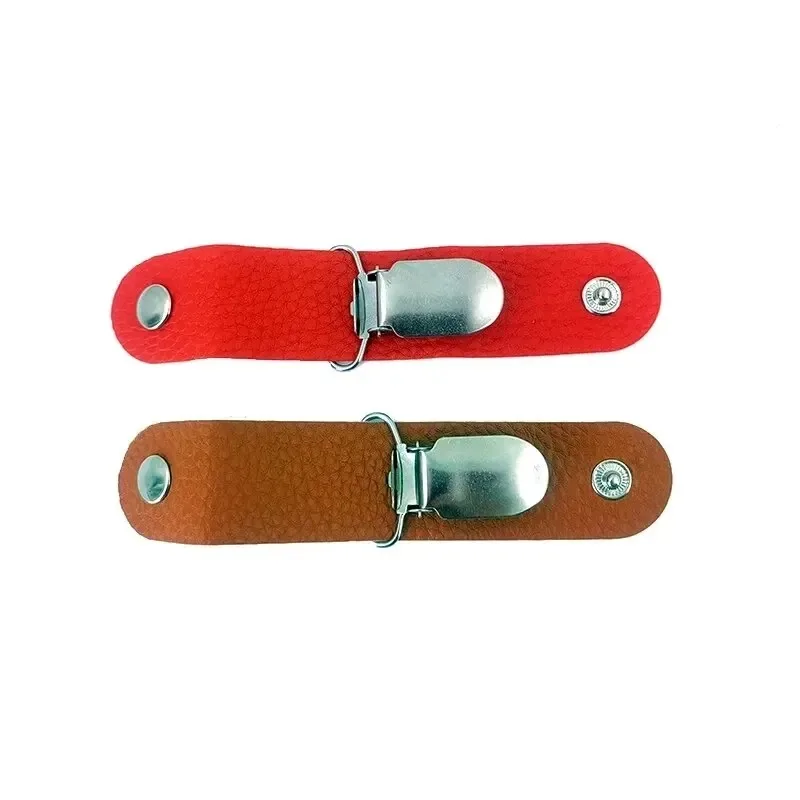 New Travel Leather Hat Clip, Outdoor Backpack Luggage Storage Clip, PU Leather Multi-purpose Straw Hat Clip, Hat Accessory