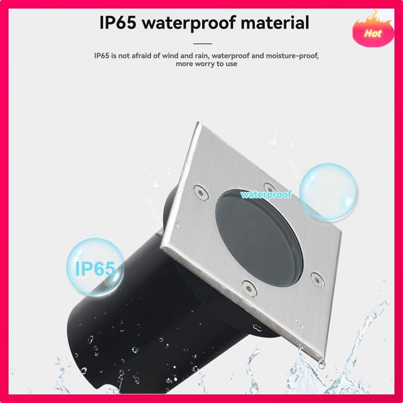 Lampa podłogowa GU10 do użytku zewnętrznego - Obudowa podziemna do żarówek GU10