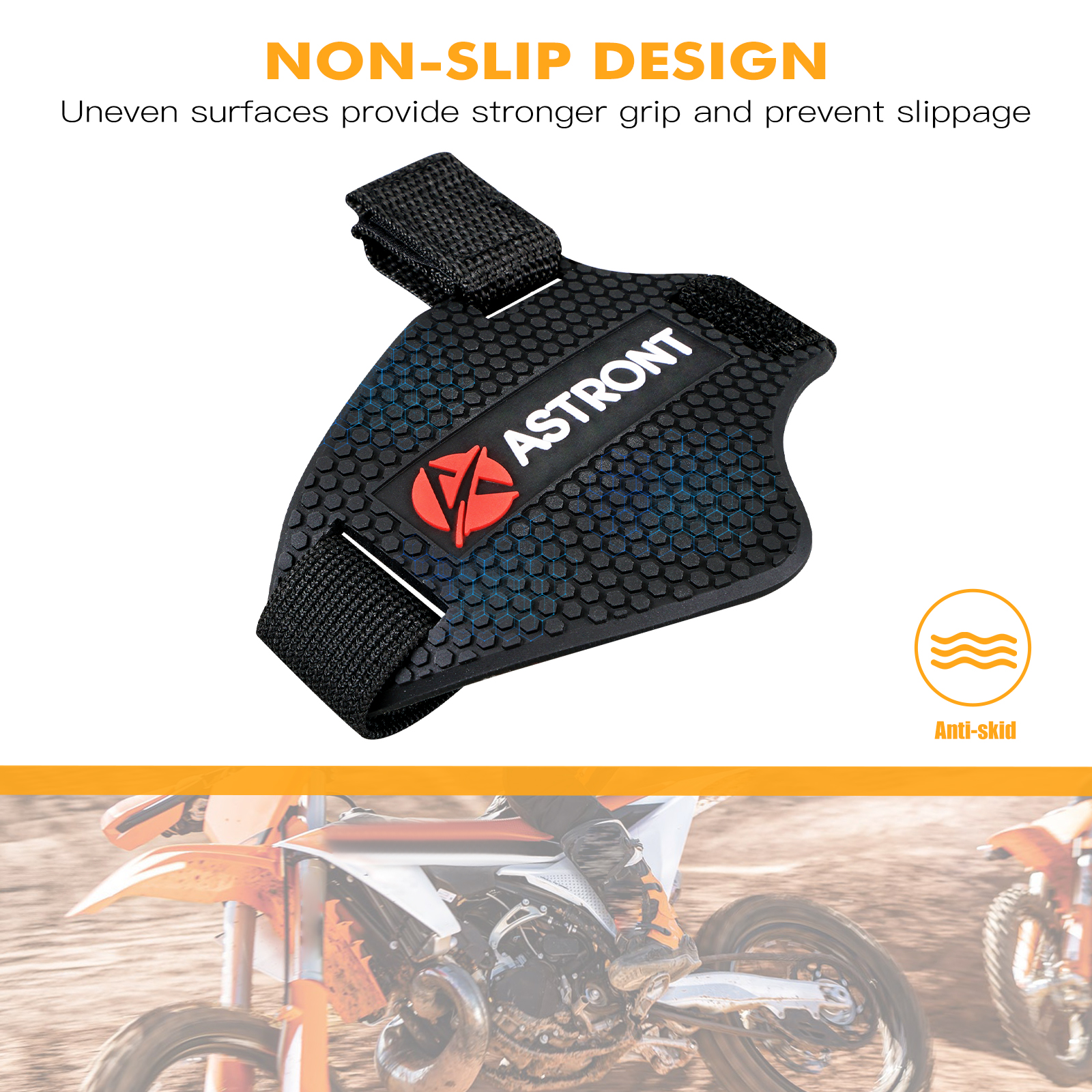 KTM EXC 300 베타 혼다 야마하 스즈키 가와사키용 오토바이 시프트 패드, 조정 가능한 내구성 시프터 커버, 부츠 신발 보호대