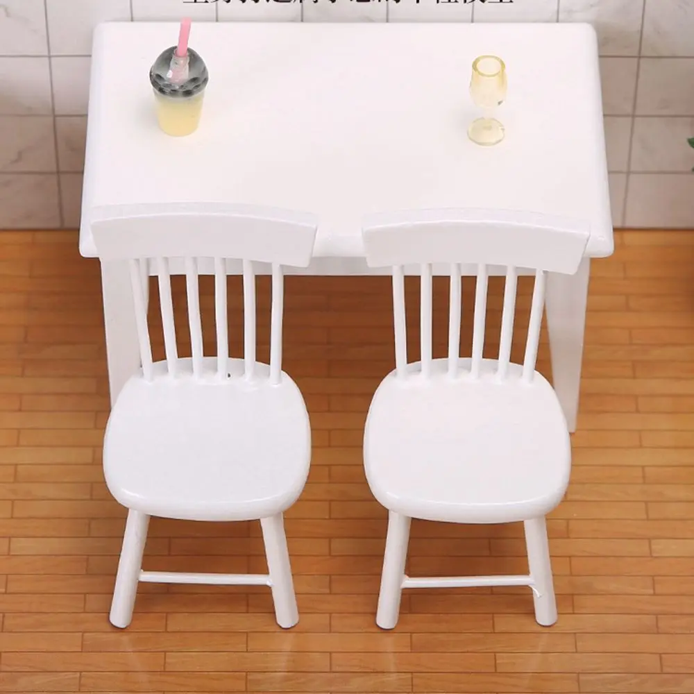 1:12 Mini Gỗ Bàn Nhà Búp Bê Lắp Ghép DIY Trang Trí Tiểu Cảnh Bàn Ghế Mẫu Bàn Đồ Gỗ Đồ Chơi Búp Bê Phụ Kiện