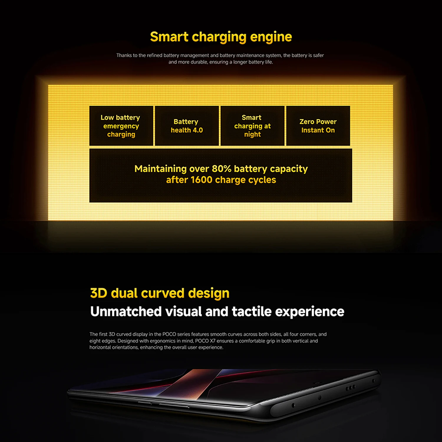 World Premiere POCO X7 Global Version Smartphone Dimensity 7300-Ultra 6.67" 1.5K AMOLED Curved Display 45W Turbo Charging NFC