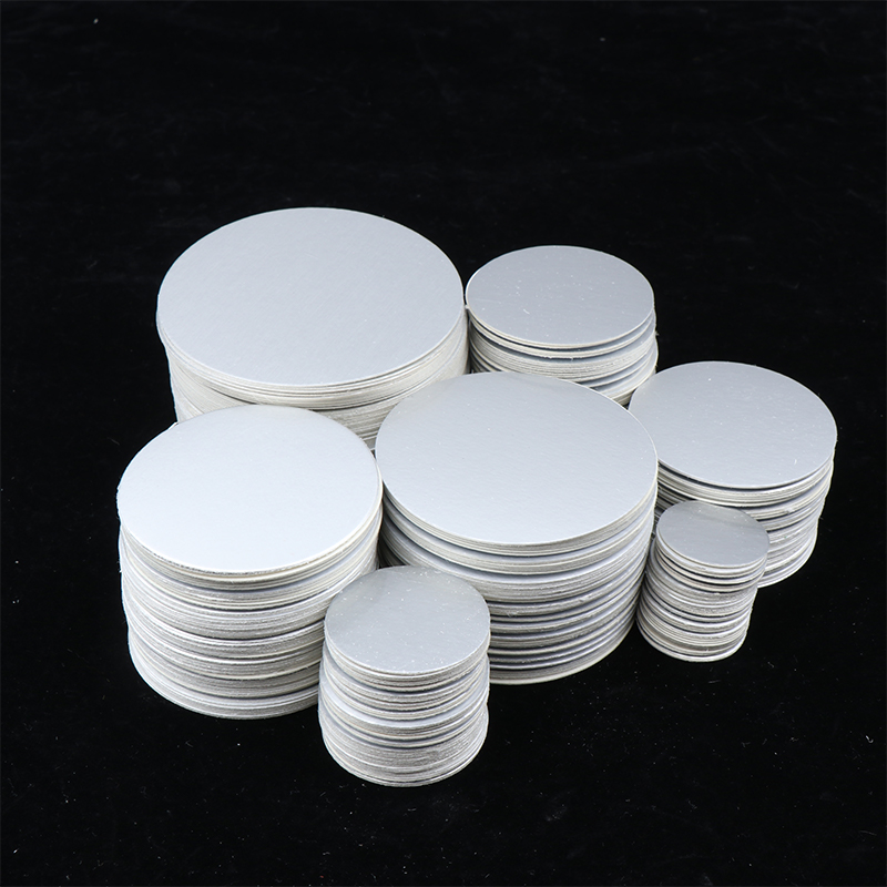 Alumínio Foil Induction Gasket, Seal Cap Forro, Tamper Resistant, PET Eletromagnético, Cosmetic Jar Bottle Pot, 20mm-82mm, 200Pcs