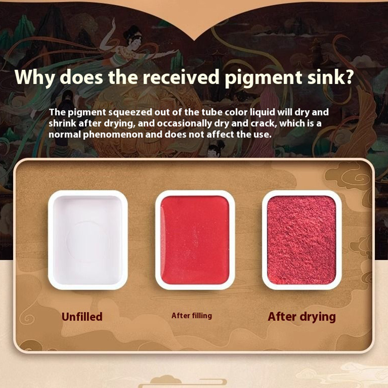 Pearlescent Solid สีน้ําชุด 12/20/24/60 สี Acuarelas Pigment Glitter สีน้ําภาพวาดศิลปินโรงเรียน