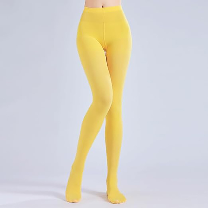 Collant calza da donna opaco tinta unita Leggings a vita alta