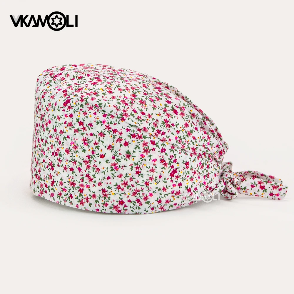 Baumwolle Scrubs Caps Pflegezubehör Gorros Quirurgico Cap Beauty Lab Work Cap Scrub Hat