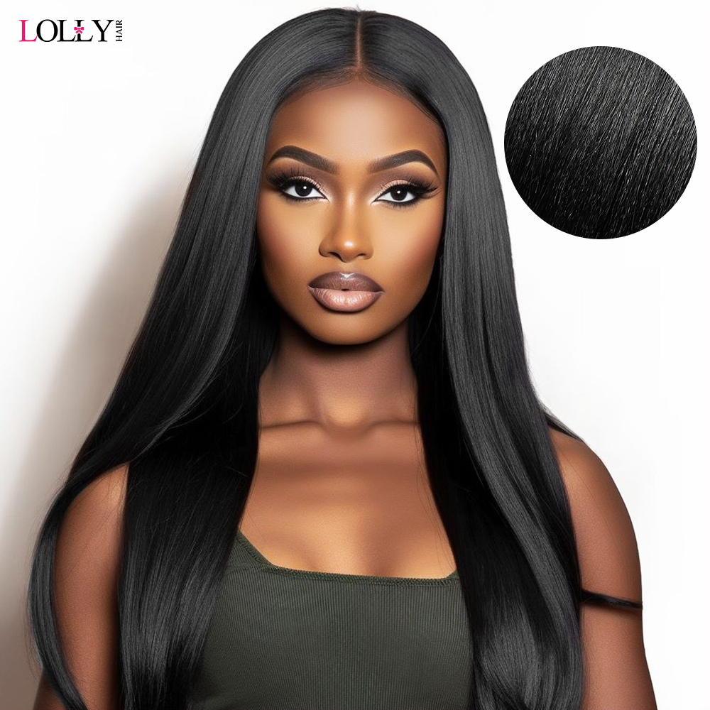 女性用の滑らかなライトヤキヘアエクステンション,レミーの人間の髪の毛,8〜30インチ,1ピース,3ピース,4ピース