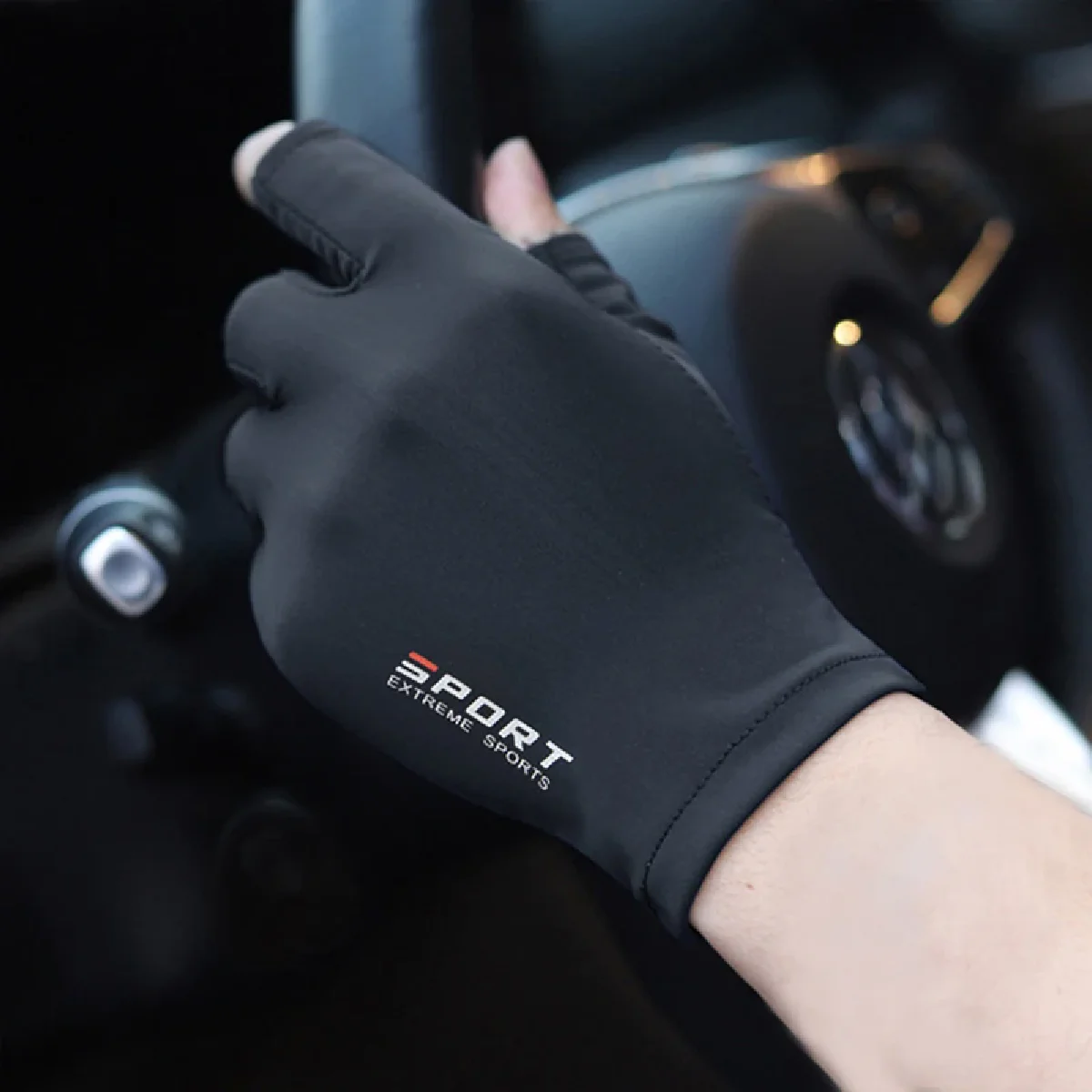 1 paar Outdoor Sport Angeln Handschuhe Touchscreen Dünne Anti Uv Schutz Getriebe Motorrad Racing Handschuhe Eis Slip Atmungsaktiv