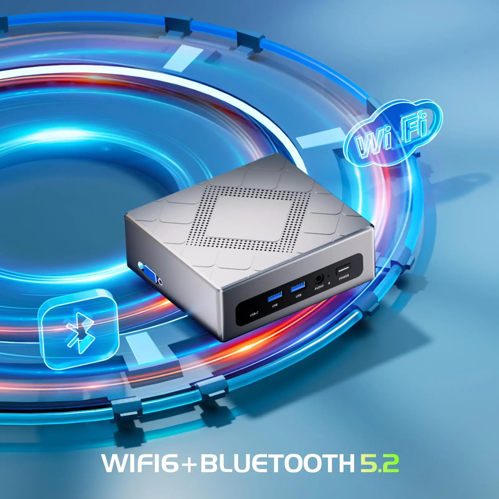 ACEMAGIC Mini PC Intel Core i5-12450H 32GB RAM 512GB SSD Mini Desktop Computer Wifi 6/BT5.2