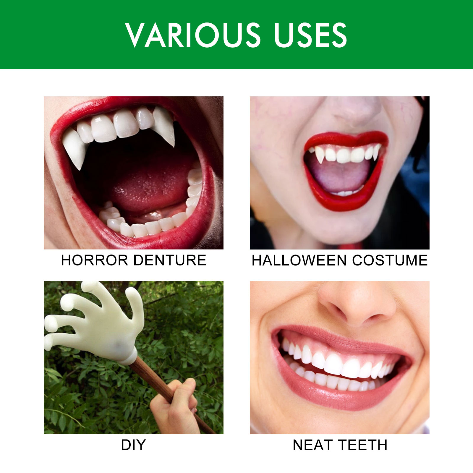 Kit de reparación dental temporal, huecos, dientes postizos, pegamento sólido, adhesivo para dentadura, blanqueamiento dental, herramienta de belleza para fijar el diente