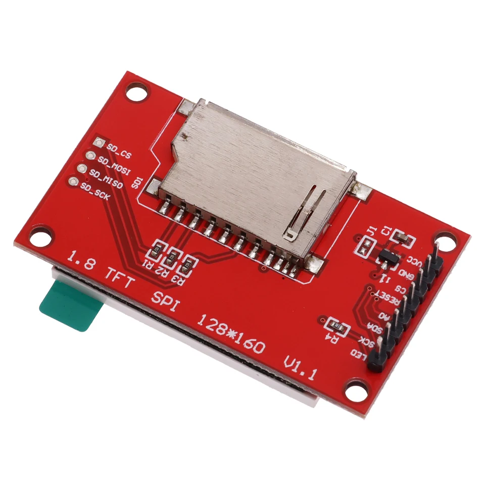 Módulo LCD TFT de 1,8 pulgadas Módulo de pantalla LCD ST7735 SPI serial 51 controladores 4 controlador IO resolución TFT 128*160 para Arduino