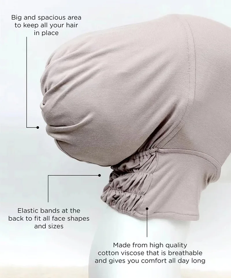 Boné interno muçulmano hijab para mulheres sólido underscarf hijab undercap cachecol turbante chapéu islâmico muçulmano hijabs pronto para usar headcover