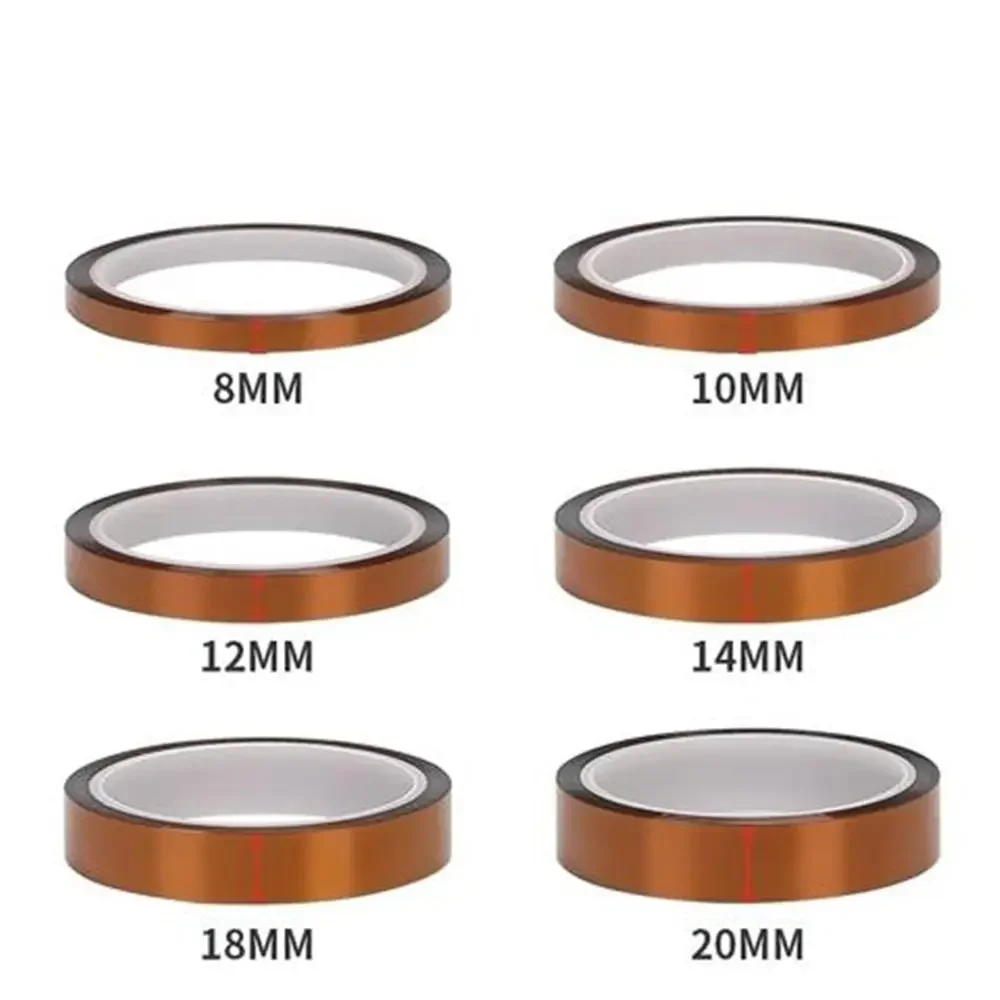 1PC 10mm High Temperature Heat Thermal Insulation Adhesive Tape for 3D Printing Board Protection Insulating Tape