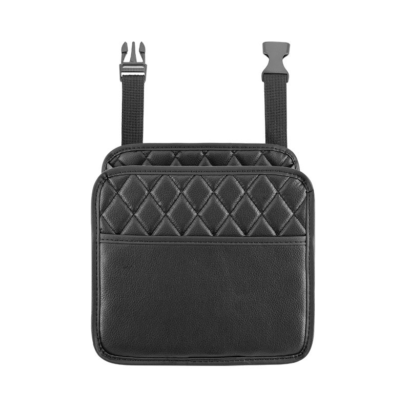 Multi-function Car Seat Back Leather Storage Bag Phone Holder Large Capacity Storage Hanging Bag for Most Car Model Car Interior
