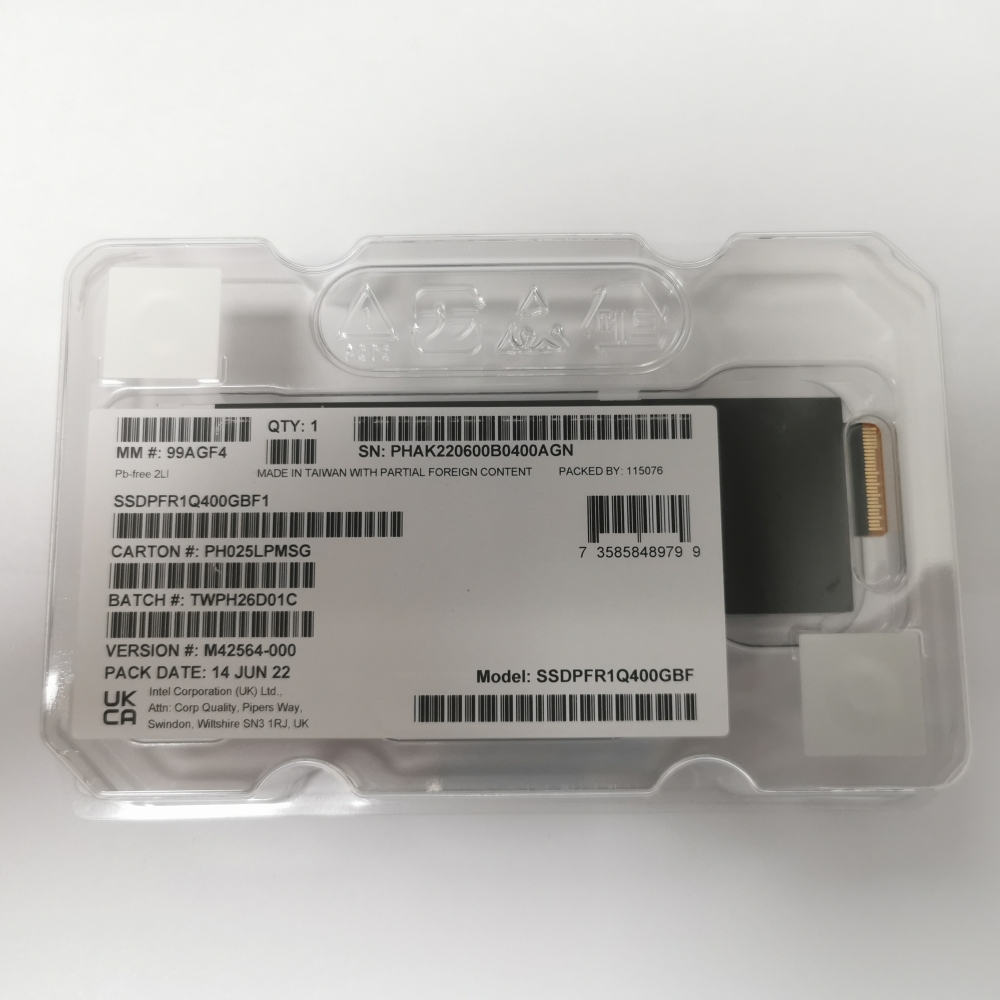 For Intel OPTANE P5801X 400G E1. S 15MM interface Enterprise level solid-state drive with adapter PCIe4.0 car