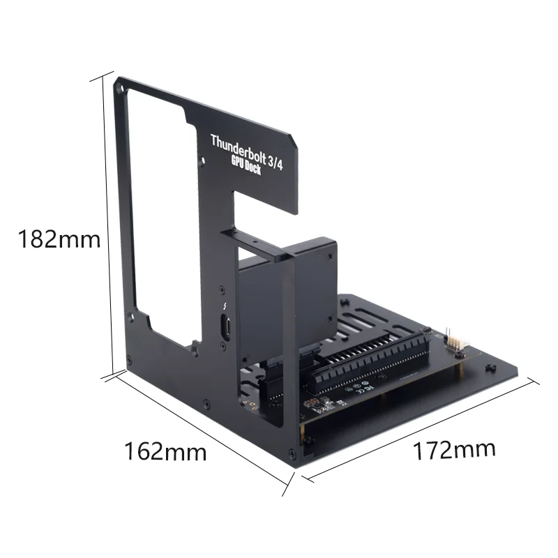 Egpu Thunderbolt 3 Pcie Đồ Bên Ngoài Chân Đế Đứng 6900XT/Rtx3090 Nguồn Cung Cấp Điện ATX Có Thể Được Cài Đặt