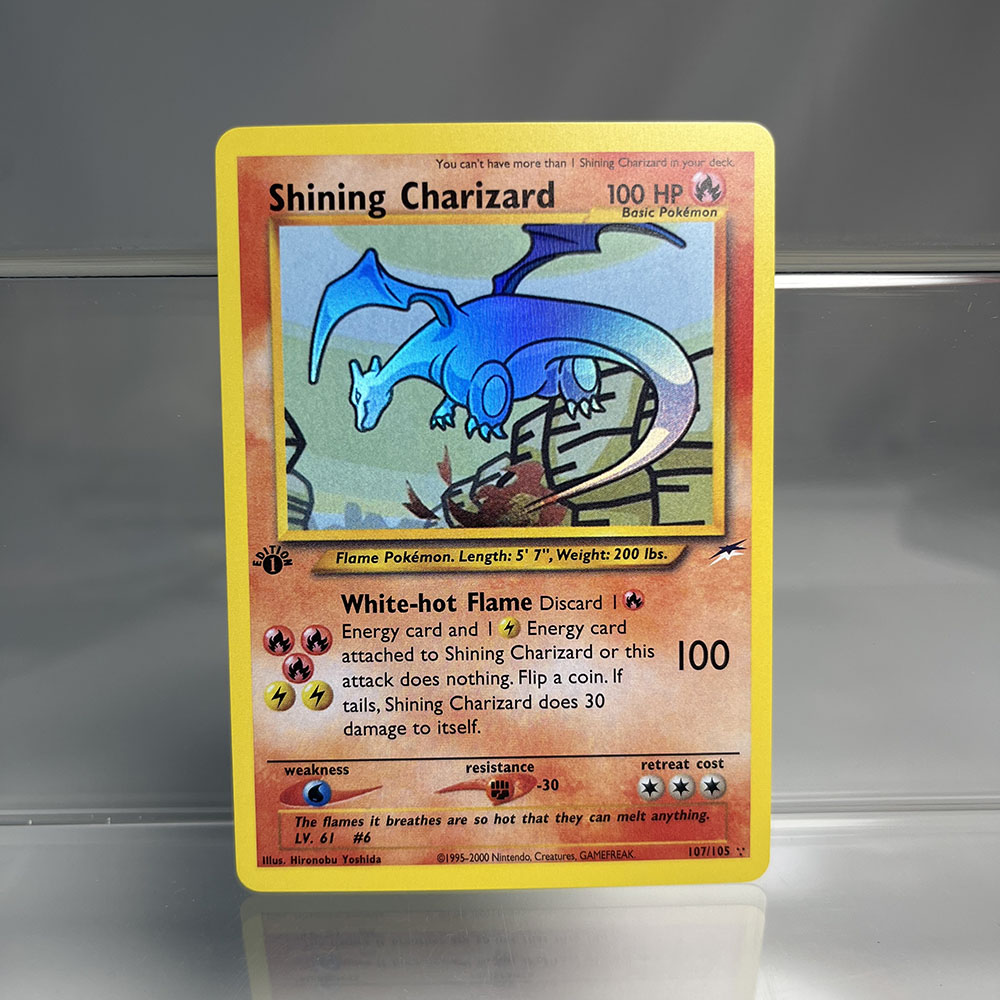 ポケモンホログラフィックシングルカードカメックスルギアリザードンホウオウマジャンフォイルゲームコレクションカード PTCG プロキシカード子供のおもちゃ