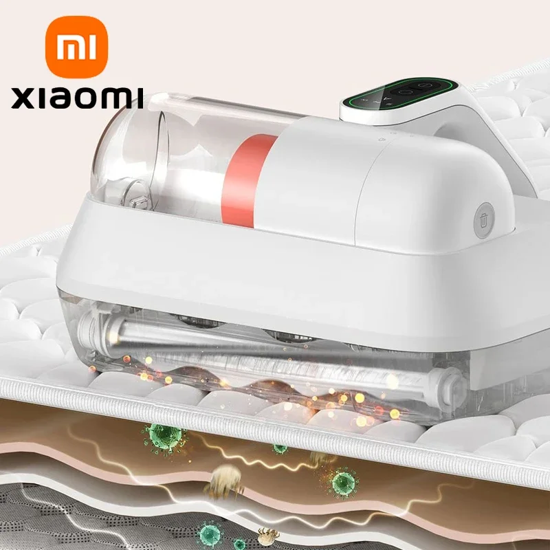 XIAOMI MIJIA-cepillo removedor de ácaros Pro, aspiradora de mano, 14kPa, esterilización UV, desinfección, colcha de cama para el hogar