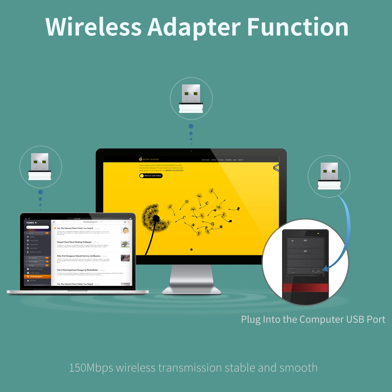 150Mbps Mini USB Wifi Adapter Dongle RTL8188EUS Adaptador Emitter Receiver MKS PI Wireless WIFI controller USB module Raspberry