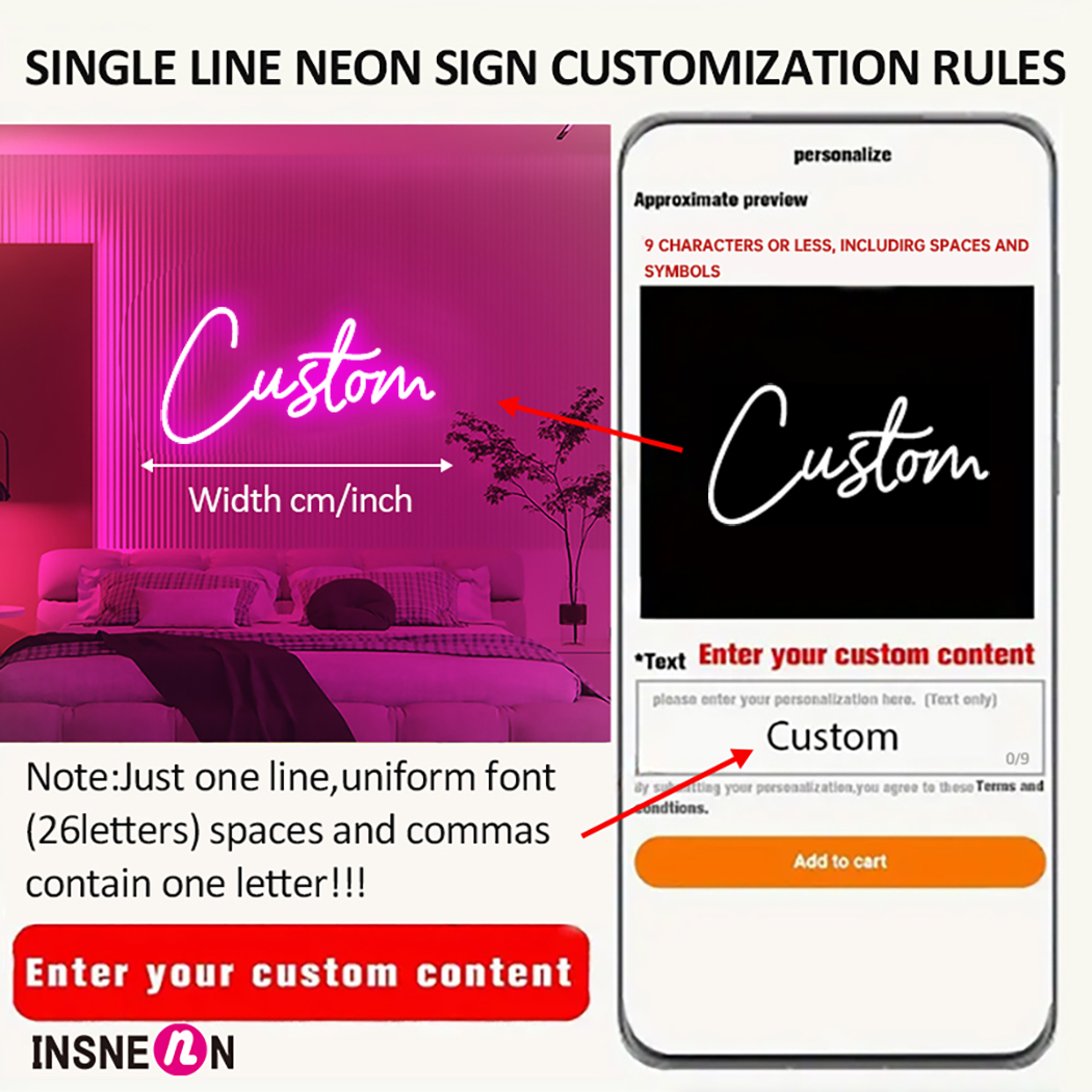 Letrero de neón con nombre personalizado, regalo de fiesta de cumpleaños para bebé, decoración de pared para el hogar, letrero con nombre Led, decoración para dormitorio, regalos personalizados para ella