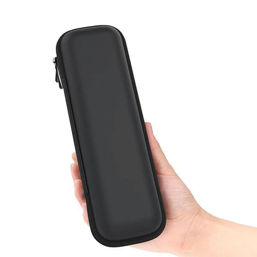 Caja de lápices para lápiz óptico de carcasa dura de EVA PU negra, estuche para Cable, bolsa para auriculares, contenedor de almacenamiento para bolígrafo, soporte para lápiz óptico, caja para bolígrafo