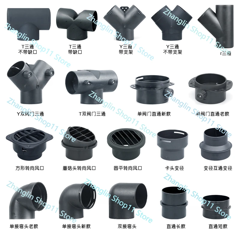 42mm/90mm/60mm/75mm duto de ventilação de ar t y l peça cotovelo tubo saída conector de escape marceneiro aquecedor de estacionamento diesel