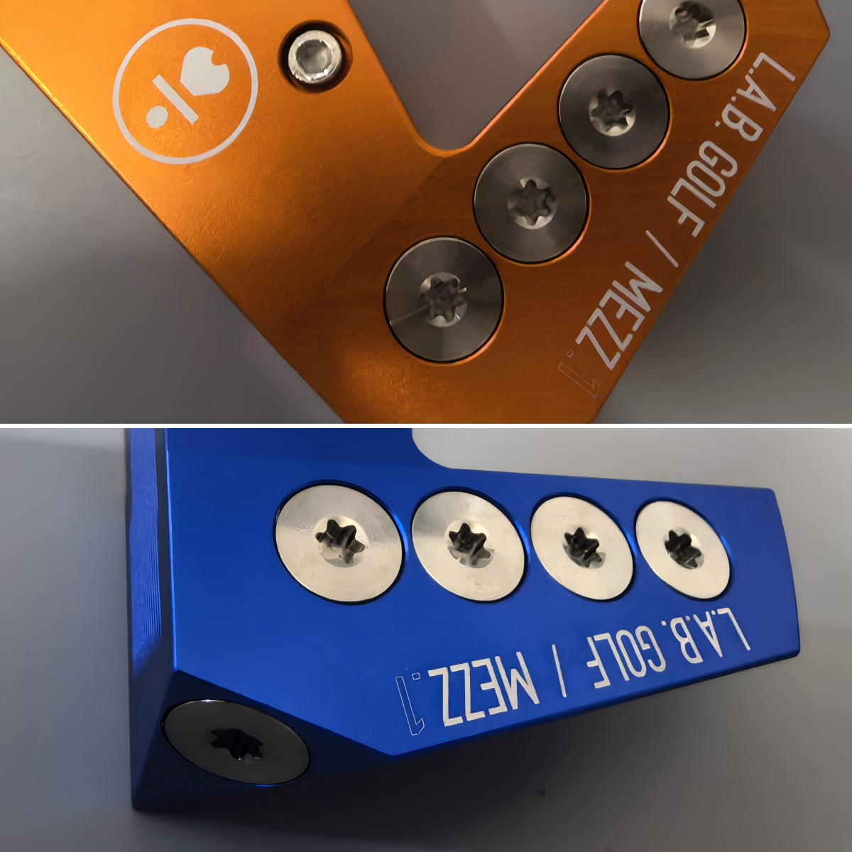 LAB GOLF Putter de golf Big Black, Blue, Orange Bull MEZZ.1 Putter de retorno facial de club de equilibrio automático