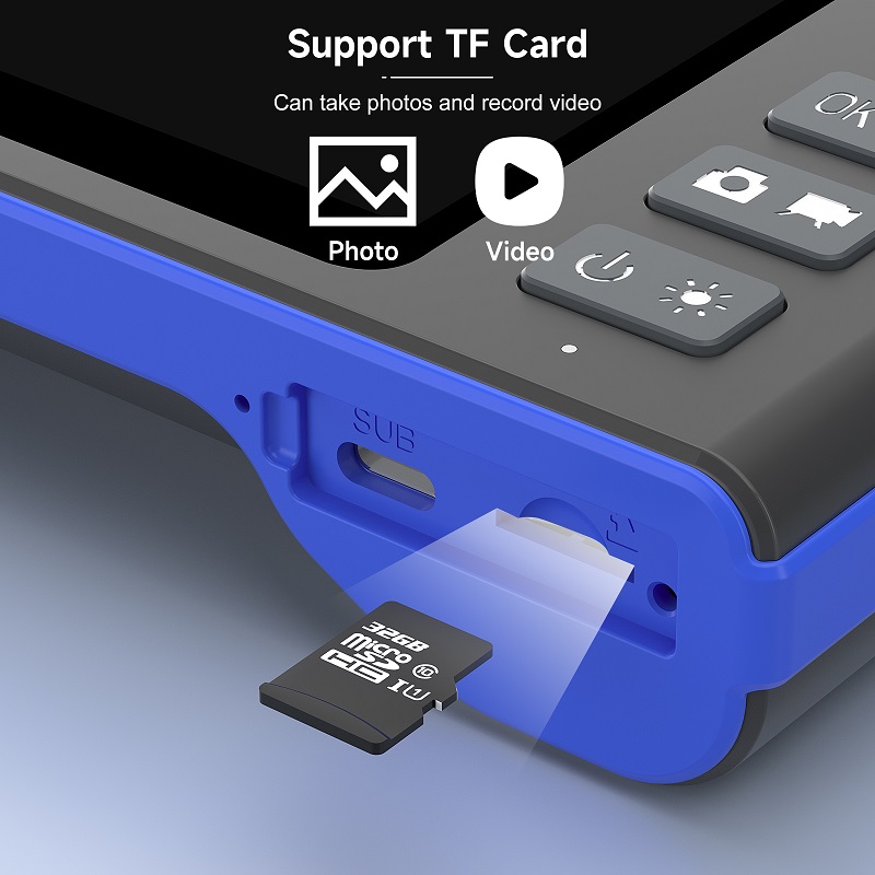 Endoscope vidéo avec écran IPS de 7 pouces, sonde USB, Endoscope d'inspection de voiture, caméra Autofocus HD1080P, simple, double, Triple objectif, LED étanche