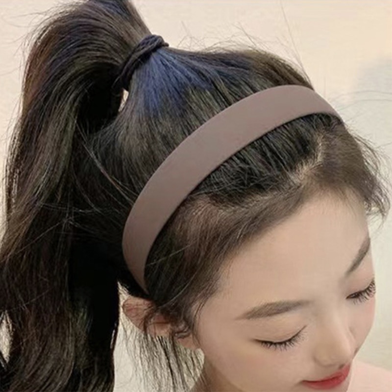 9 ชิ้นที่เรียบง่ายและอเนกประสงค์ล้างและไปกดกิ๊บเรียบผมหักด้วยฟันที่คาดผมกันลื่น