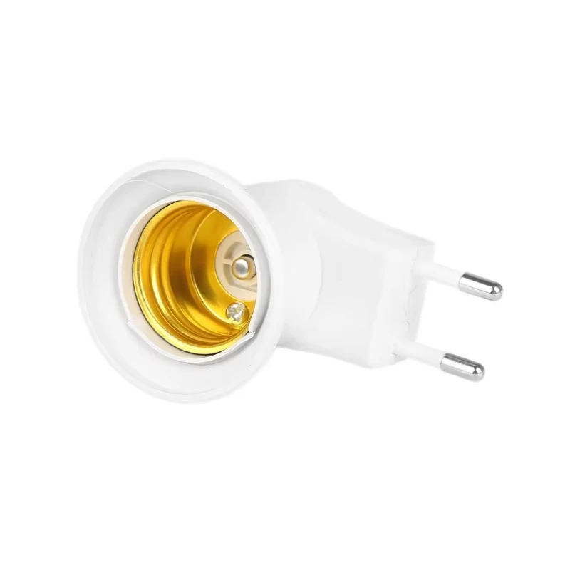 1 Uds E27 bombillas de luz soporte de Base con interruptor adaptador de enchufe UE/EE. UU. ON/OFF convertidor de salida de enchufe atornillado estándar