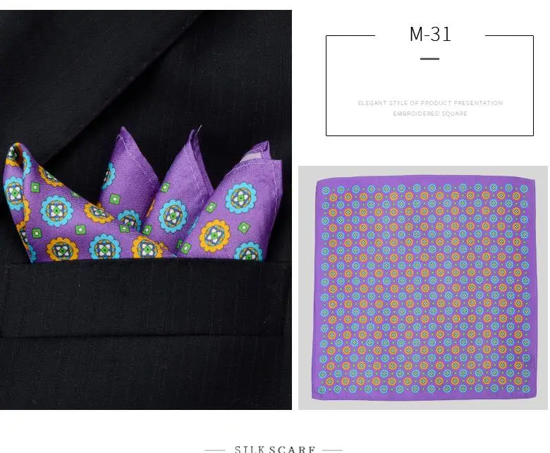 Heren Zijden Pochet Britse stijl Pak Borst Bloem Bruiloft Mode Zakelijk Formeel