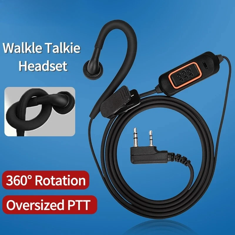 Neuer Baofeng 780 Headset-Mikrofon-Kopfhörer für BaoFeng UV-5R UV-5RH UV-21 PRO Quansheng UV-K6 Walkie Talkie Zwei-Wege-Radio-Zubehör