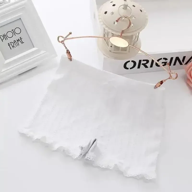 Pantalones cortos sexis de encaje sin costuras de talla única, pantalones cortos sexis, pantalones de seguridad para mujer, bragas de vestir, falda, pantalones cortos, pantalones cortos transpirables para mujer