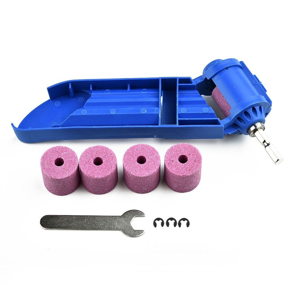 1 Set Draagbare Boor Slijper Slijpen Tool Boor Slijper Moersleutel Korund Slijpschijf Molensteen Accessoires Tool set