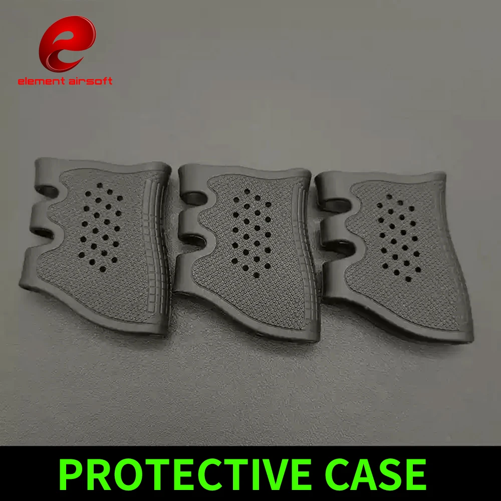 Guanto antiscivolo con impugnatura in gomma per pistola tattica per Glock 17 19 20 21 22 23 31 32 Accessori tattici per la caccia