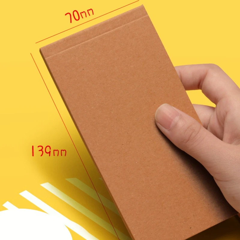 50 Pages	stationery Memo Pad Sticky Note Kraft Paper Writing Pads Notepad Daily Planner Schedule Book To Do List School Supplies