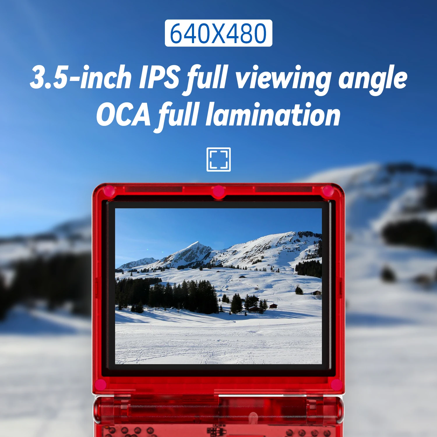 ANBERNIC – Console de jeu portable rétro RG35XXSP, écran IPS de 3.5 pouces, système Linux, sortie TV HD, Streaming multijoueur en ligne