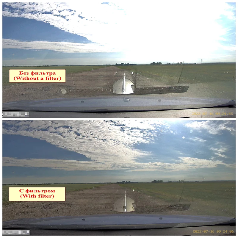 For 70mai CPL Filter Only for 70mai A810 CPL Filter for 70mai RC12 Rear Camera CPL Filter Film and Static Stickers