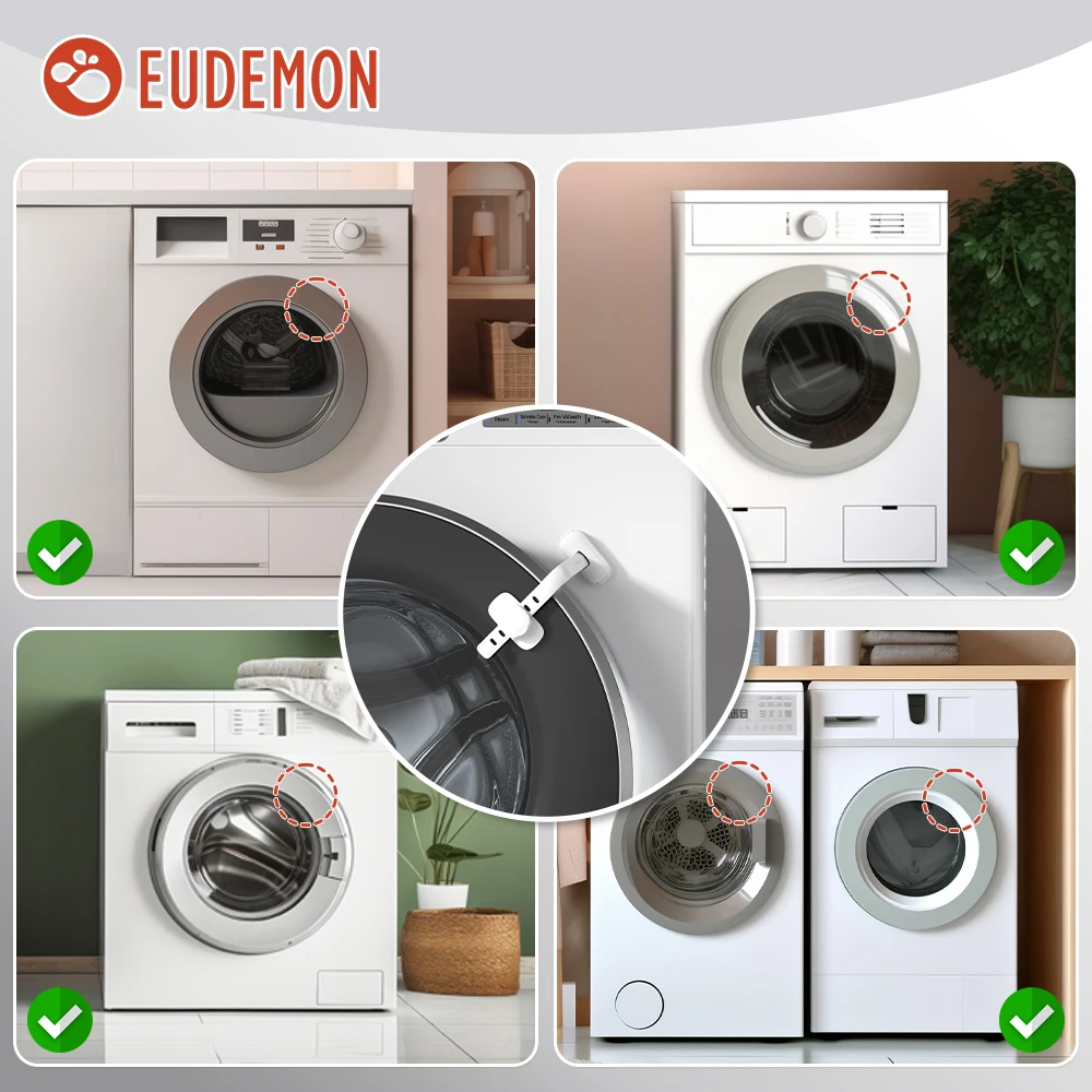 EUDEsimplifié-Butée de porte de sèche-linge pour bébé, accessoire de lave-linge à charge frontale, machine à laver pour enfants, sécurité, 1 pièce