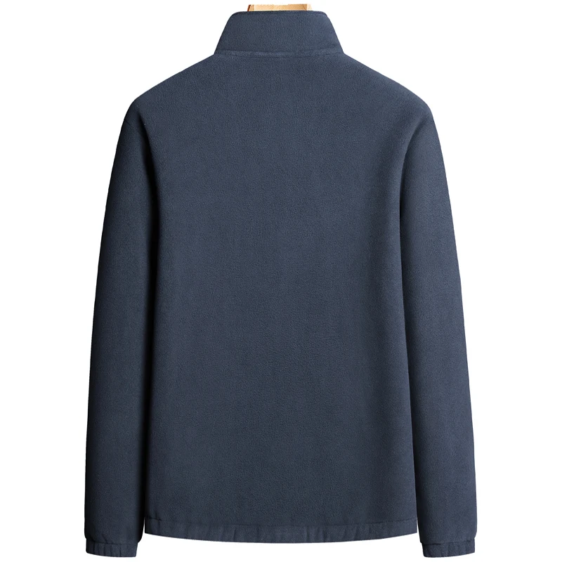 メンズパーカー無地 L-6XL 7XL 8XL メンズジャケット冬の新フリース暖かいジャケット男性ビジネスレジャーコートティーンエイジャーコート 9906