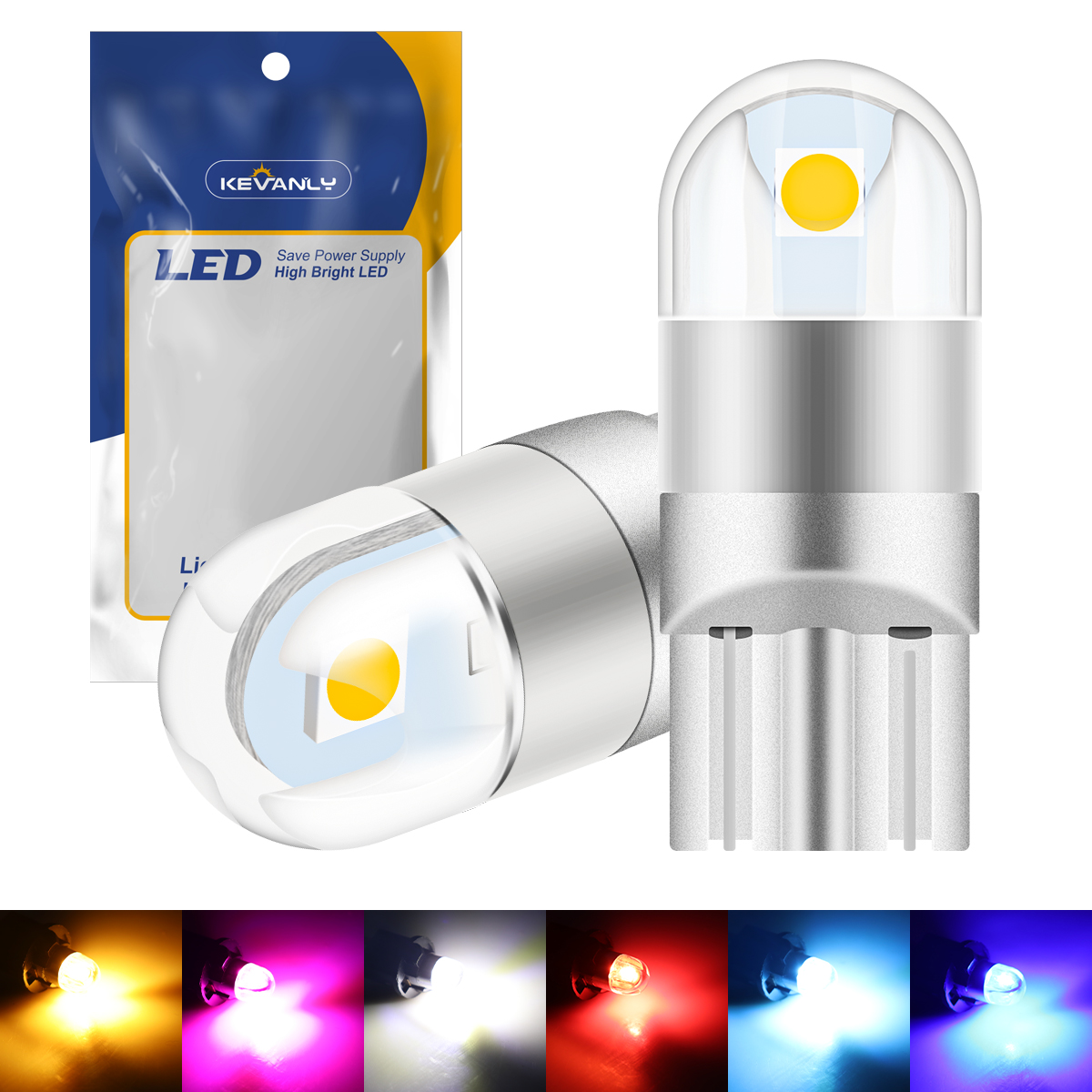 Feux de signalisation de stationnement de voiture, intérieur automatique, carte, breton, lecture, lumière de dégagement de coin, blanc, ampoules LED, T10, W5W, 3030, SMD, 12V, 2 pièces