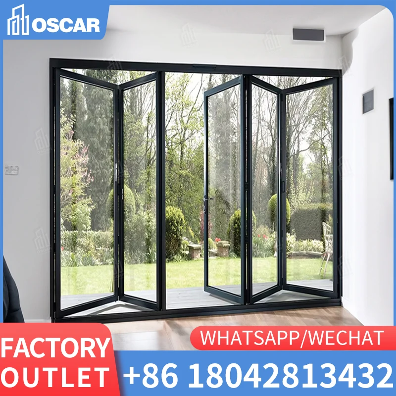 Diferentes tipos de porta com moldura de alumínio/conjunto completo de porta de alumínio ODM