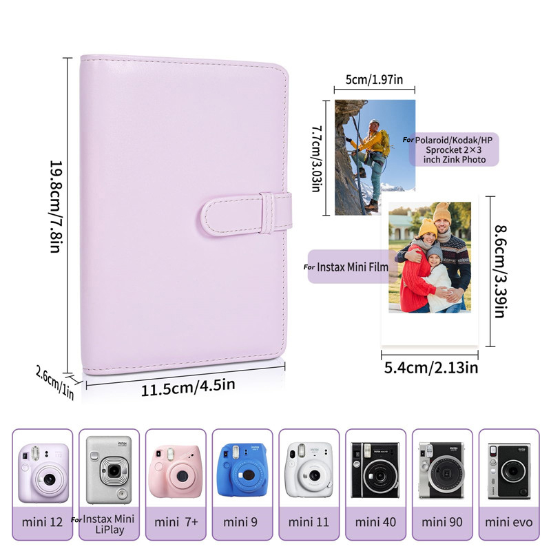 チェキミニ 12 カメラケース Pu レザーソフト保護ケース Trave バッグ富士フイルムフィルムカメラバッグショルダーストラップ付き