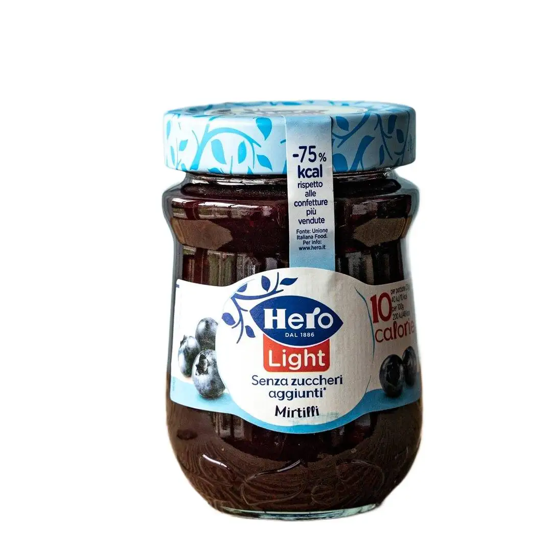Włoska konfitura z borówki amerykańskiej bez cukru - Hero