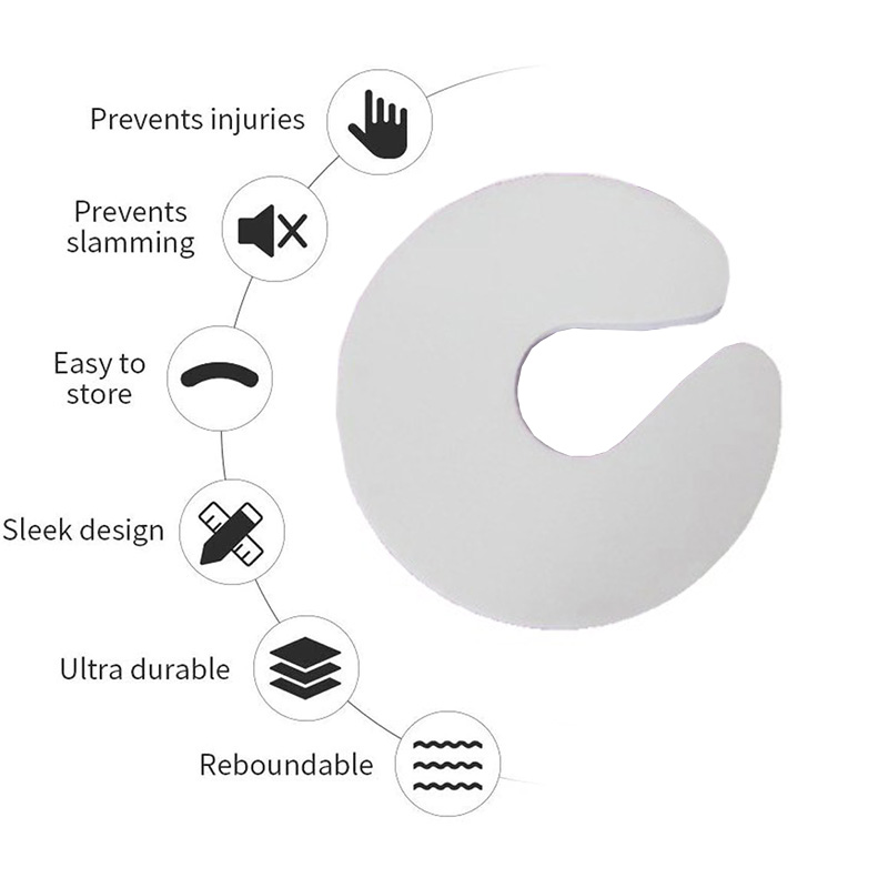 4 pçs porta dedo pitada guardas portas à prova de bebê slam rolha espuma extra macia design elegante segurança da criança dedo proteger