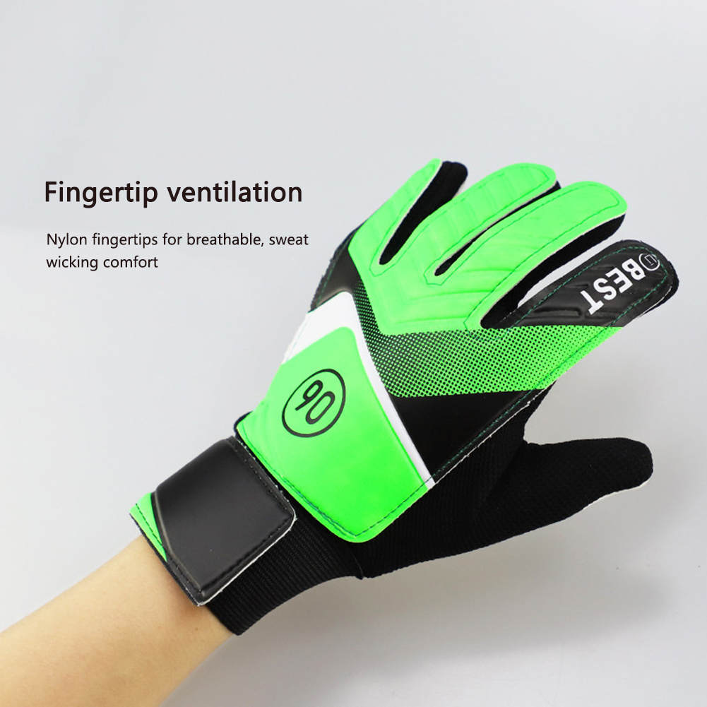 Latex Voetbal Handbescherming Handschoenen Ademende Voetbal Handschoenen Voor Kinderen Jongens
